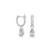 Boucles d'oreilles Swarovski Millenia en métal rhodié et cristaux Swarovski