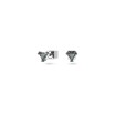 Boucles d'oreilles Swarovski Stilla en métal rhodié, ruthénium et cristaux Swarovski