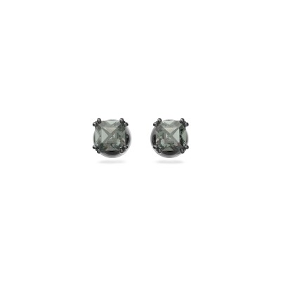 Boucles d'oreilles Swarovski Millenia en métal ruthénium et cristaux Swarovski