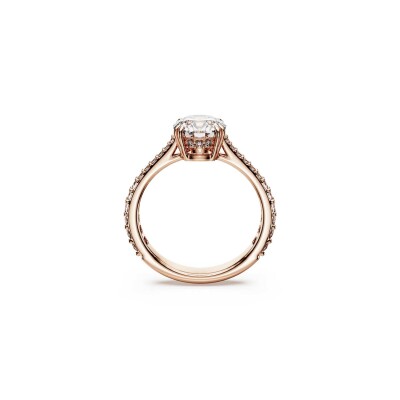 Bague Cocktail Swarovski Stilla en métal doré et cristaux Swarovski, taille 50