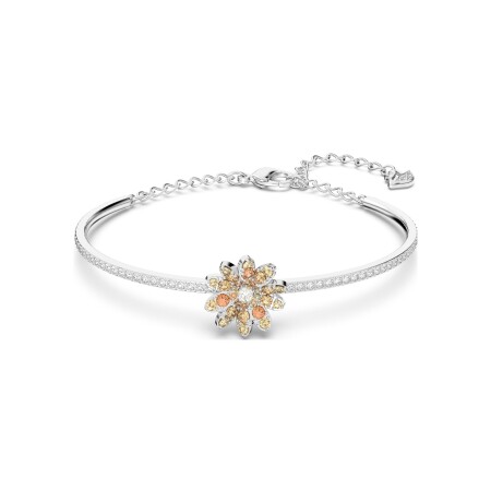 Bracelet Swarovski Eternal Flower en métal doré et cristaux