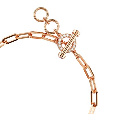 Bracelet Swarovski Teddy en métal doré et cristaux Swarovski, taille M