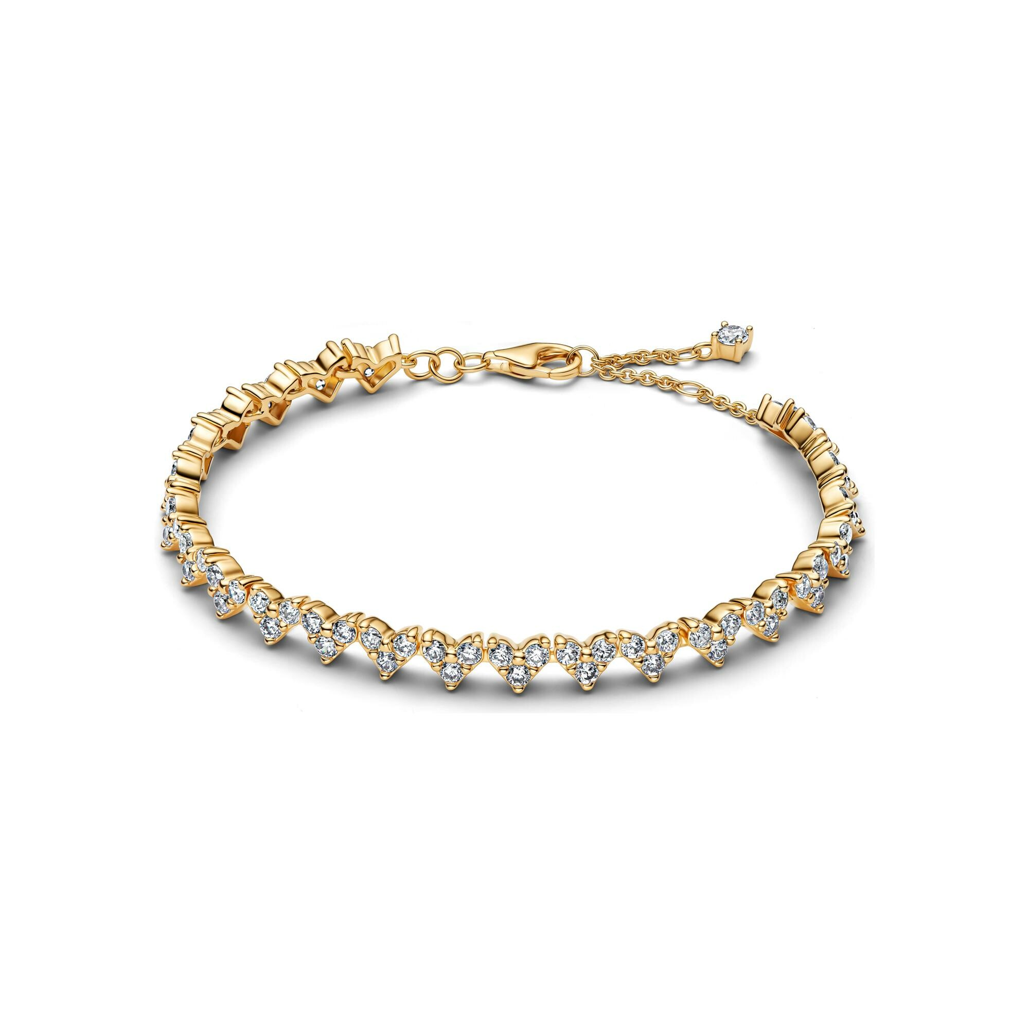 Bracelet Charles Jourdan - Cristal D'onyx Et Plaqué Or - Bijou D'occasion