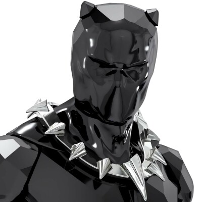 Décoration Swarovski Marvel Black Panther en cristaux Swarovski