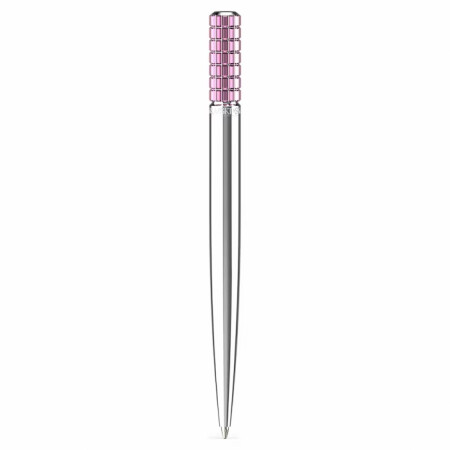 Stylo à bille Swarovski Lucent en métal argenté et cristaux Swarovski