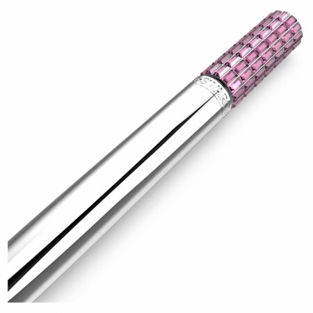 Stylo à bille Swarovski Lucent en métal argenté et cristaux Swarovski