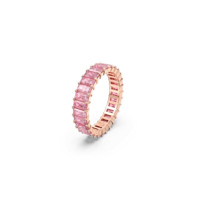 Bague Swarovski Matrix en métal doré et cristaux Swarovski, taille 60