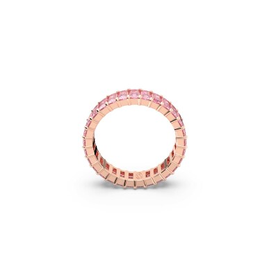 Bague Swarovski Matrix en métal doré et cristaux Swarovski, taille 60