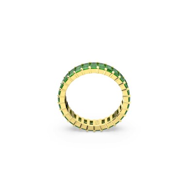 Bague Swarovski Matrix en métal doré et cristaux Swarovski, taille 52
