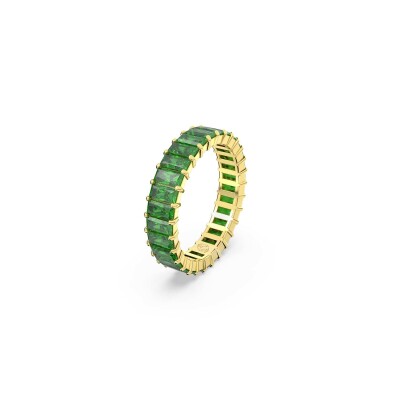 Bague Swarovski Matrix en métal doré et cristaux Swarovski, taille 50