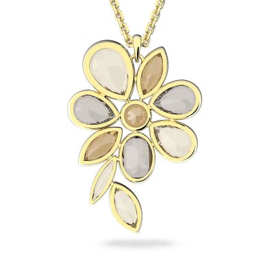 Collier Swarovski Elegance of Africa en métal doré et cristaux Swarovski