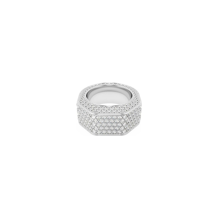 Bague Swarovski Dextera en métal rhodié et cristaux