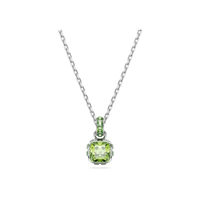 Pendentif Swarovski Birthstone en métal rhodié et cristaux Swarovski