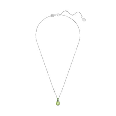 Pendentif Swarovski Birthstone en métal rhodié et cristaux Swarovski