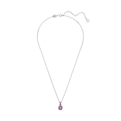 Pendentif Swarovski Birthstone en métal rhodié et cristaux Swarovski
