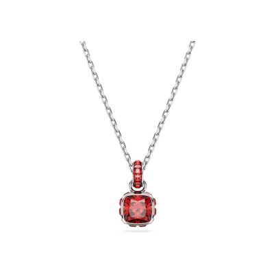 Pendentif Swarovski Birthstone en métal rhodié et cristaux Swarovski