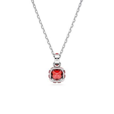 Pendentif Swarovski Birthstone en métal rhodié et cristaux Swarovski