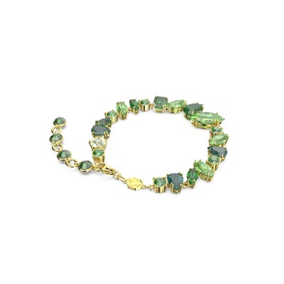 Bracelet Swarovski Gema en métal doré et cristaux Swarovski, taille M
