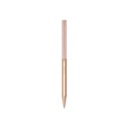 Stylo à bille Swarovski Crystalline en métal doré rose et cristaux