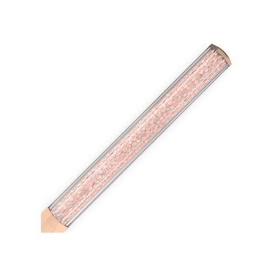 Stylo à bille Swarovski Crystalline en métal doré rose et cristaux