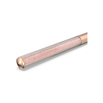 Stylo à bille Swarovski Crystalline en métal doré rose et cristaux