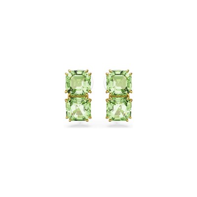 Boucles d'oreilles Swarovski Millenia en métal doré et cristaux Swarovski
