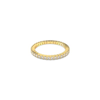 Bague Swarovski Matrix en pvd et cristaux Swarovski, taille 60