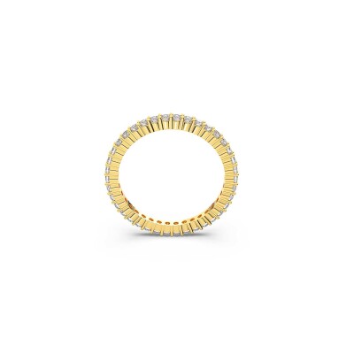 Bague Swarovski Matrix en pvd et cristaux Swarovski, taille 60