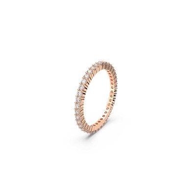 Bague Swarovski Matrix en pvd et cristaux Swarovski, taille 52