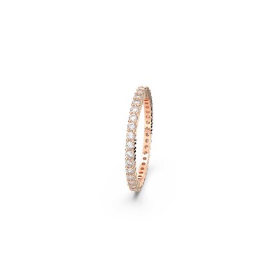 Bague Swarovski Matrix en pvd et cristaux Swarovski, taille 52