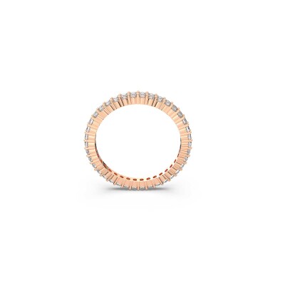 Bague Swarovski Matrix en pvd et cristaux Swarovski, taille 52