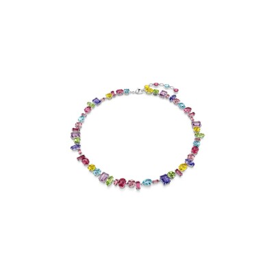 Collier Swarovski Gema en métal rhodié et cristaux Swarovski