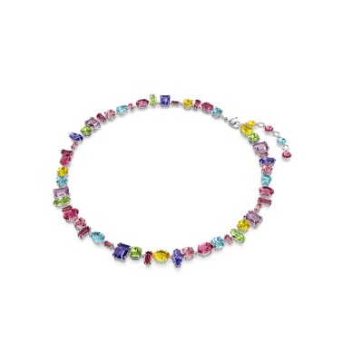 Collier Swarovski Gema en métal rhodié et cristaux Swarovski