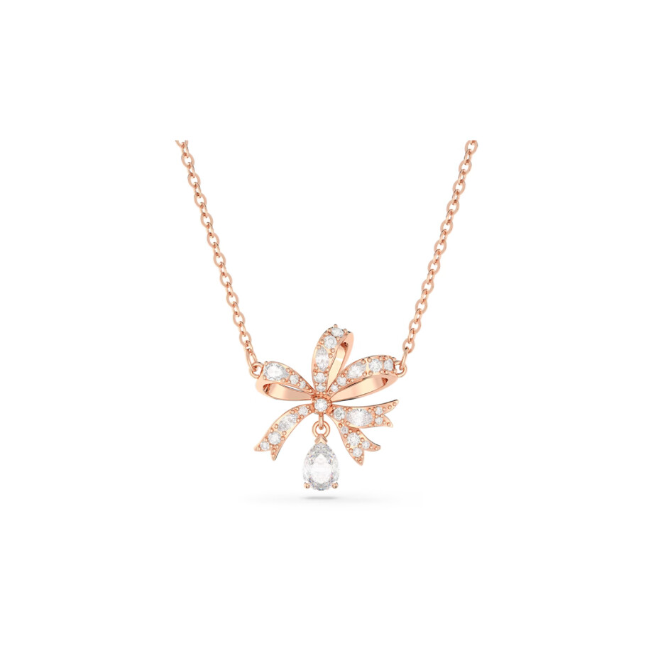 Collier Swarovski Volta en métal doré rose et cristaux Swarovski