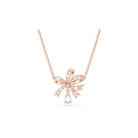 Collier Swarovski Volta en métal doré rose et cristaux Swarovski