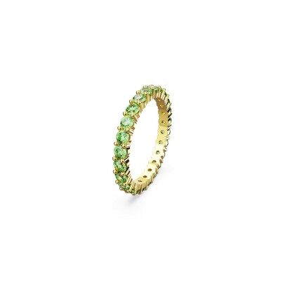 Bague Swarovski Matrix en métal doré et cristaux Swarovski, taille 58
