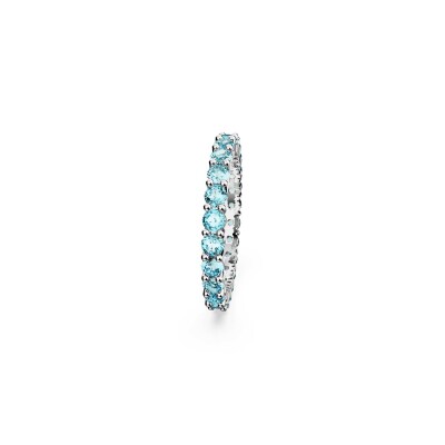 Bague Swarovski Matrix en métal rhodié et cristaux Swarovski, taille 60
