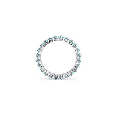 Bague Swarovski Matrix en métal rhodié et cristaux Swarovski, taille 60