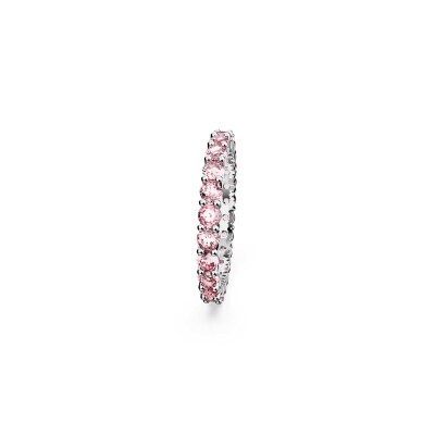 Bague Swarovski Matrix en métal rhodié et cristaux Swarovski, taille 52