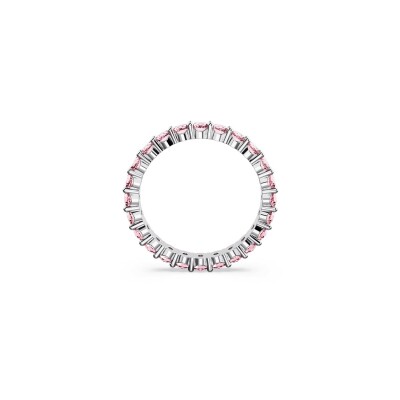 Bague Swarovski Matrix en métal rhodié et cristaux Swarovski, taille 52