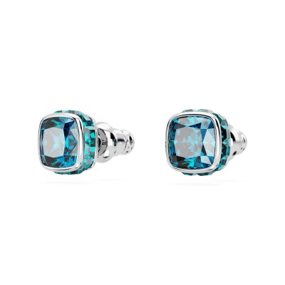 Boucles d'oreilles Swarovski Birthstone en métal rhodié et cristaux Swarovski