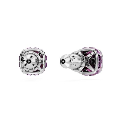 Boucles d'oreilles Swarovski Birthstone en métal rhodié et cristaux Swarovski