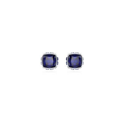 Boucles d'oreilles Swarovski Birthstone en métal rhodié et cristaux Swarovski