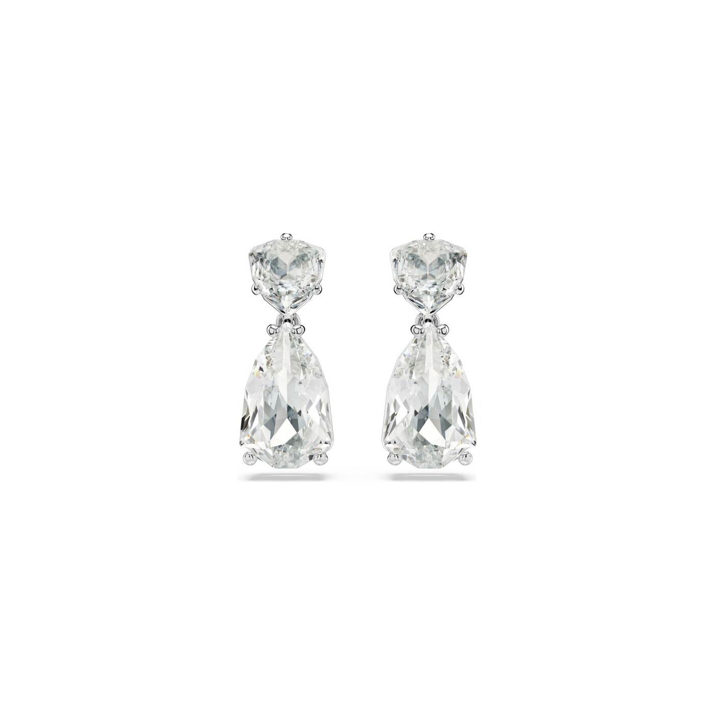 Boucles d'oreilles Swarovski Mesmera en métal rhodié et cristaux