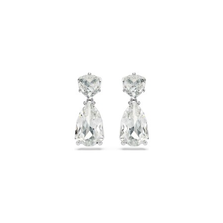 Boucles d'oreilles Swarovski Mesmera en métal rhodié et cristaux