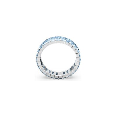 Bague Swarovski Matrix en métal rhodié et oxydes de zirconium