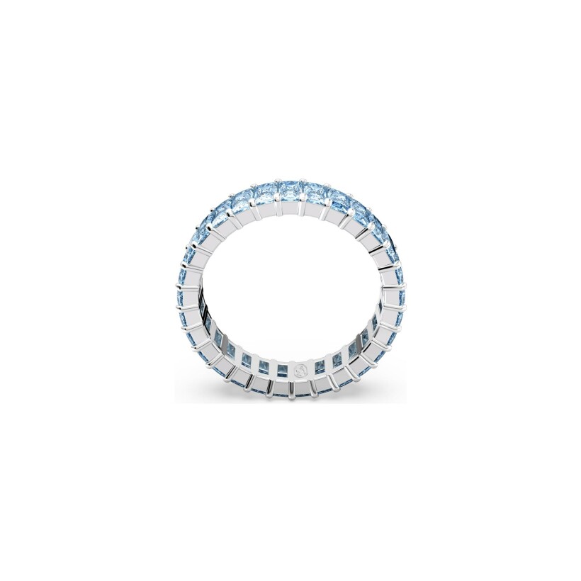 Bague Swarovski Matrix en métal rhodié et cristaux Swarovski