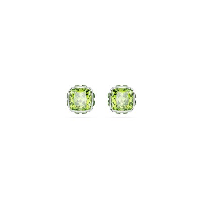 Boucles d'oreilles Swarovski Birthstone en métal rhodié et cristaux Swarovski