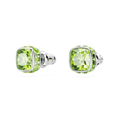 Boucles d'oreilles Swarovski Birthstone en métal rhodié et cristaux Swarovski