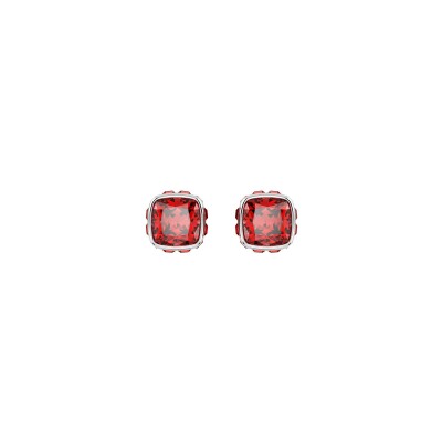 Boucles d'oreilles Swarovski Birthstone en métal rhodié et cristaux Swarovski